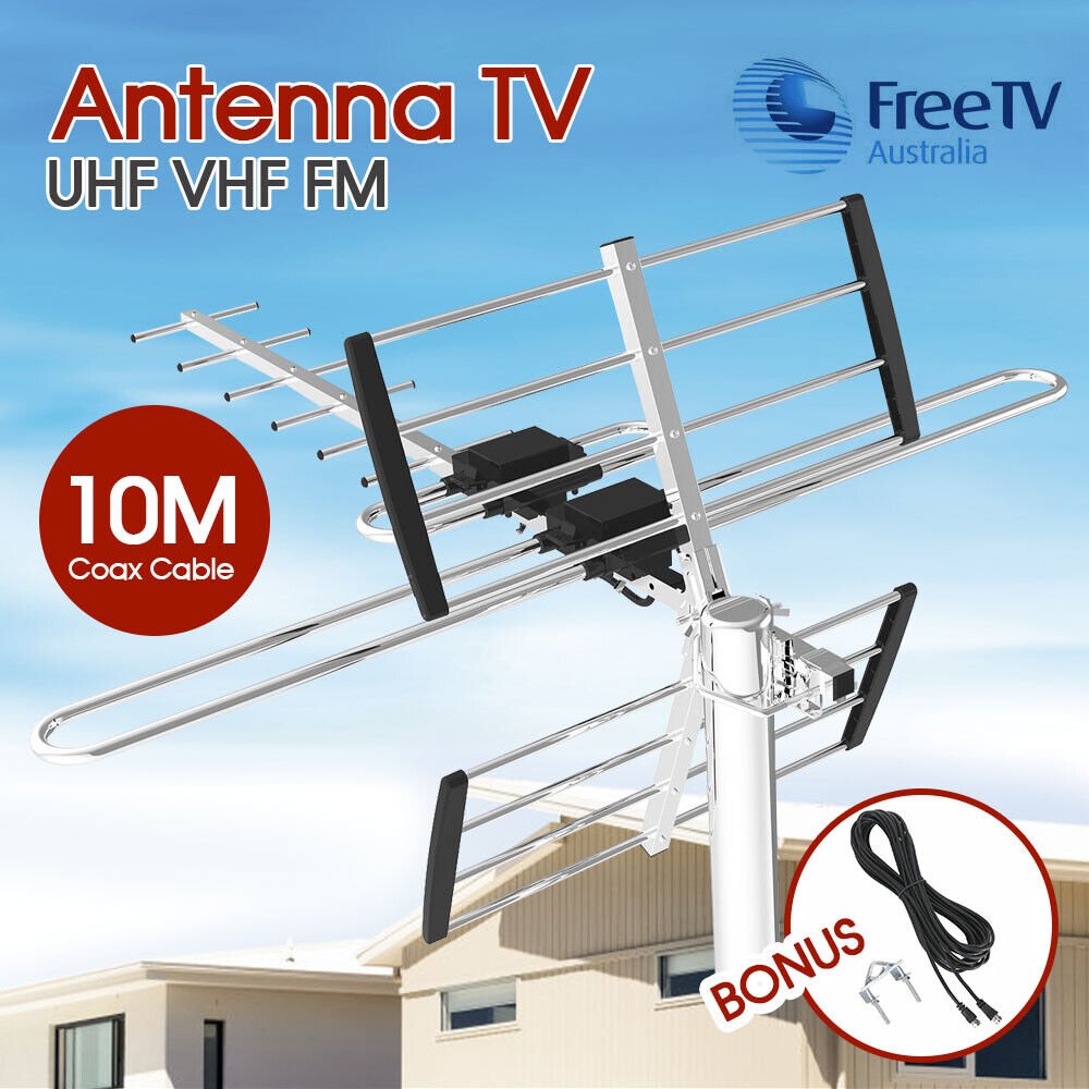 Rural TV Ultra Long Range Antenna UHF VHF Aussie TV 400+ Miles