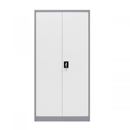 180Cm Safe Steel Locker File Storage Cabinet Cupboard W/4 Adjustable Shelf For Home,School,Gym.Lab