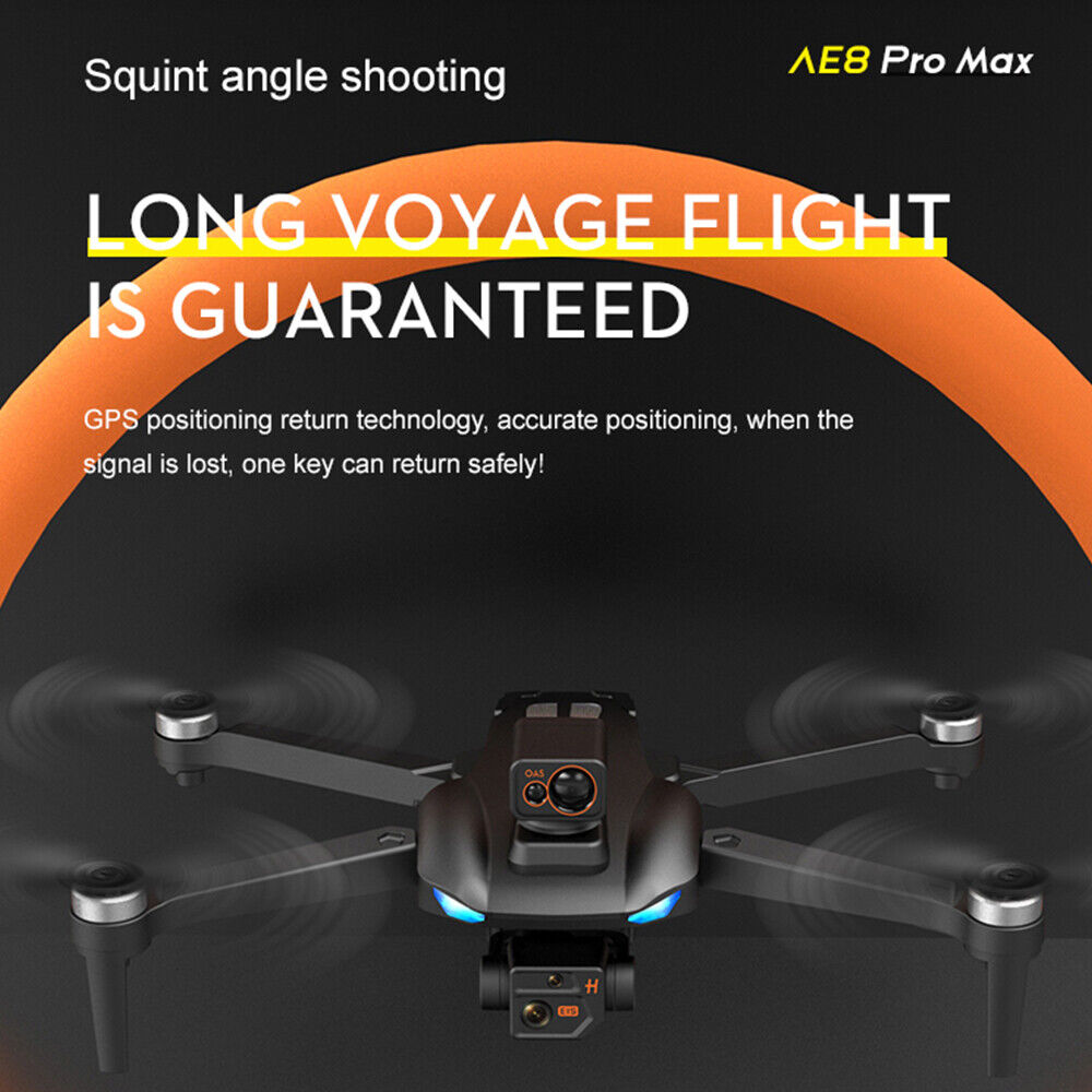 8K GPS 5G WiFi FPV Drone with Dual HD Camera RC Quadcopter Brushless Drones Gift