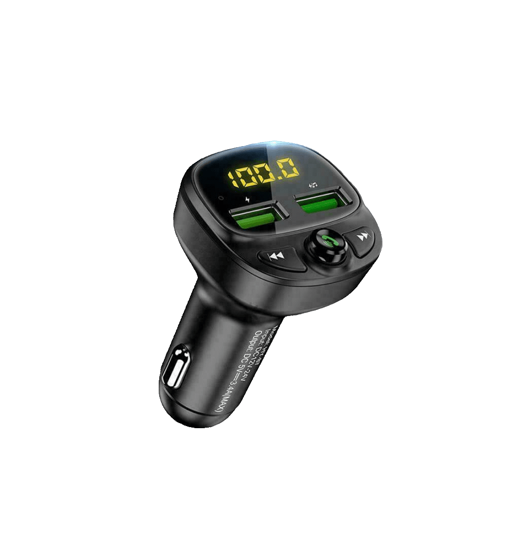 Car Phone Charger and Bluetooth Music Transmitter