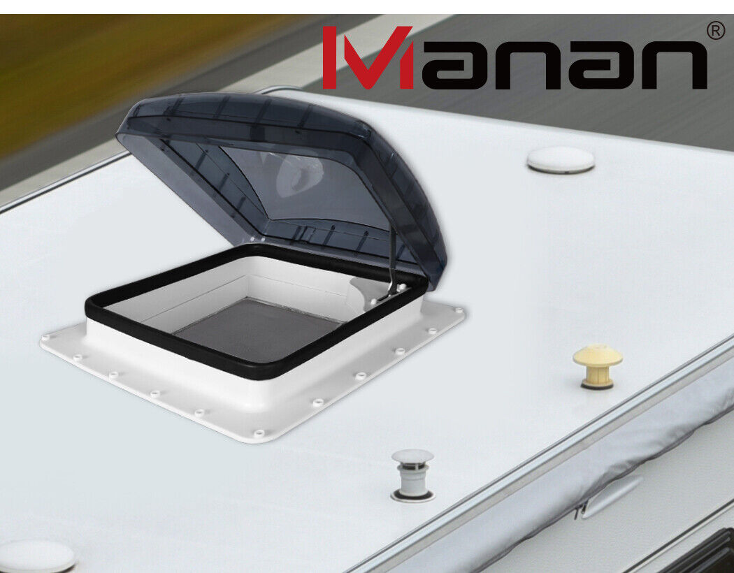 Manan Caravan RV Roof Vent Hatch Skylight Trailer Camper Motorhome 400x400mm