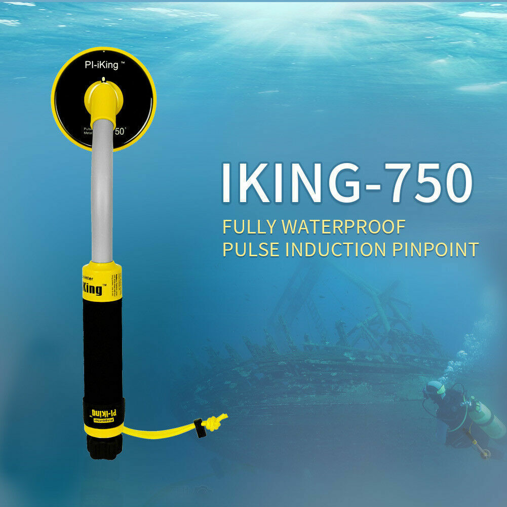 30M Underwater Metal Detector Waterproof Pinpointer Diving Gold Treasure Hunting