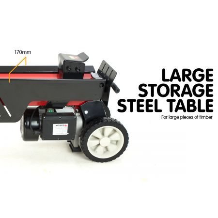 7 Ton Electric Log Splitter with Side Protectors Axe Wood Cutter