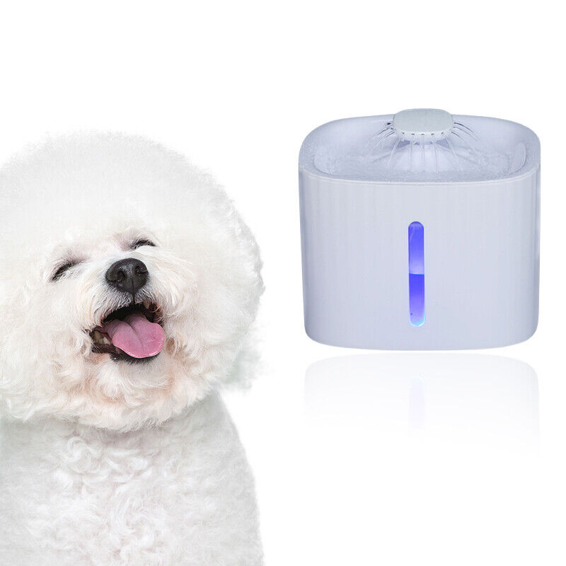 3L LED Automatic Electric Pet Water Fountain Dog/Cat Drinking Dispenser/Filter