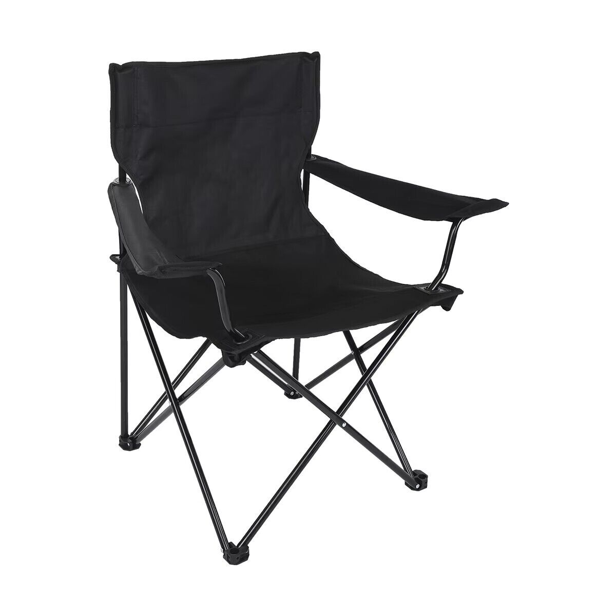 Basic Camp Chair -Easy Foldable Camping Chair Outdoor Backyard Camping Accessory