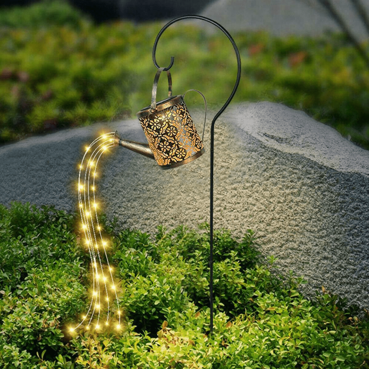 LED Solar Watering Can String