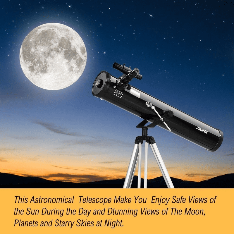 Astronomical Space Telescope with Tripod 114mm Aperture 675x Zoom