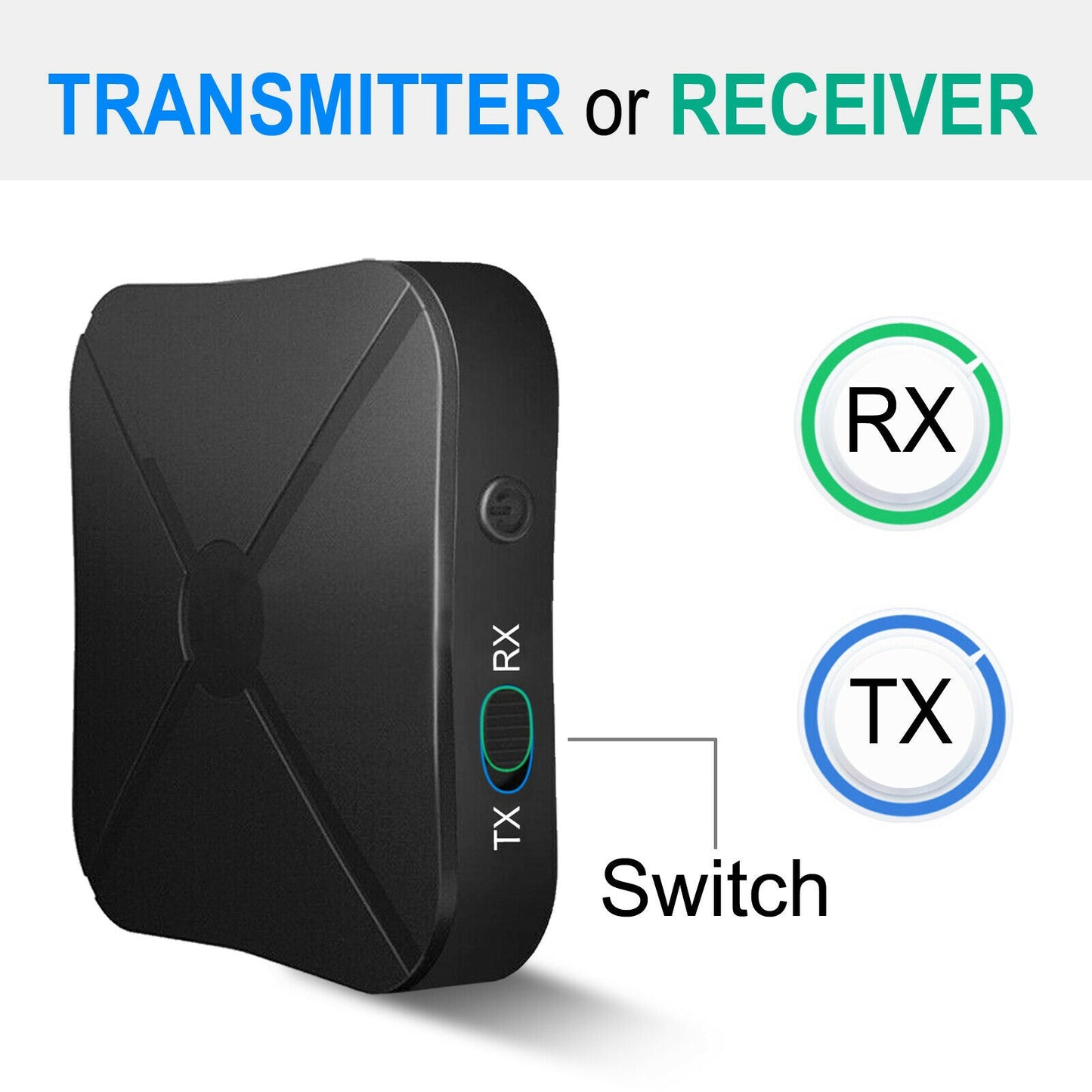 AV Receiver & Transmitter Wireless Bluetooth 5.0 Audio Transmitter
