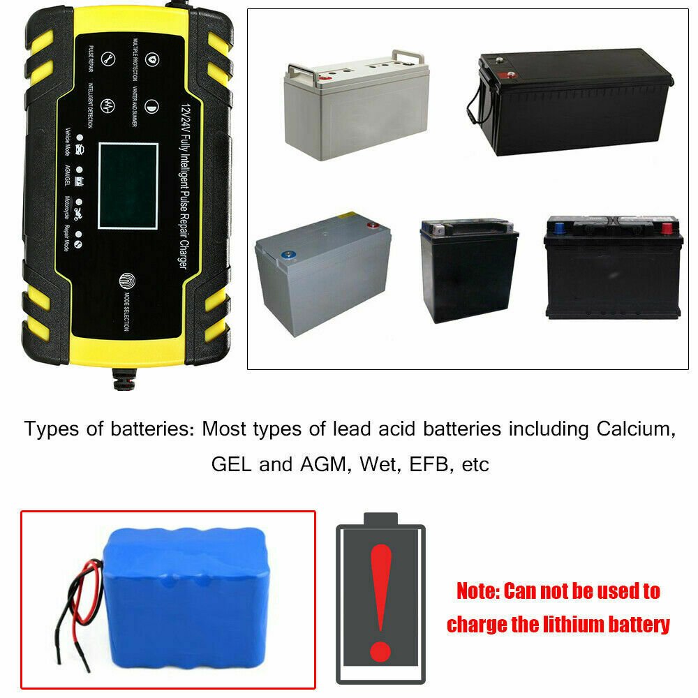 Car Battery Charger- Fully Automatic - 12V/24V