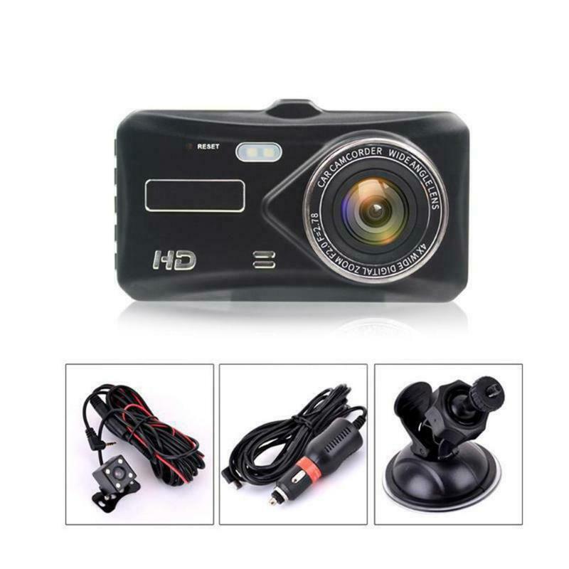 HD Dash Cam with Dual Lens Touchscreen