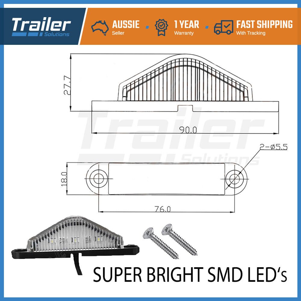 Led License Number Plate Lighting for Any Vehicle