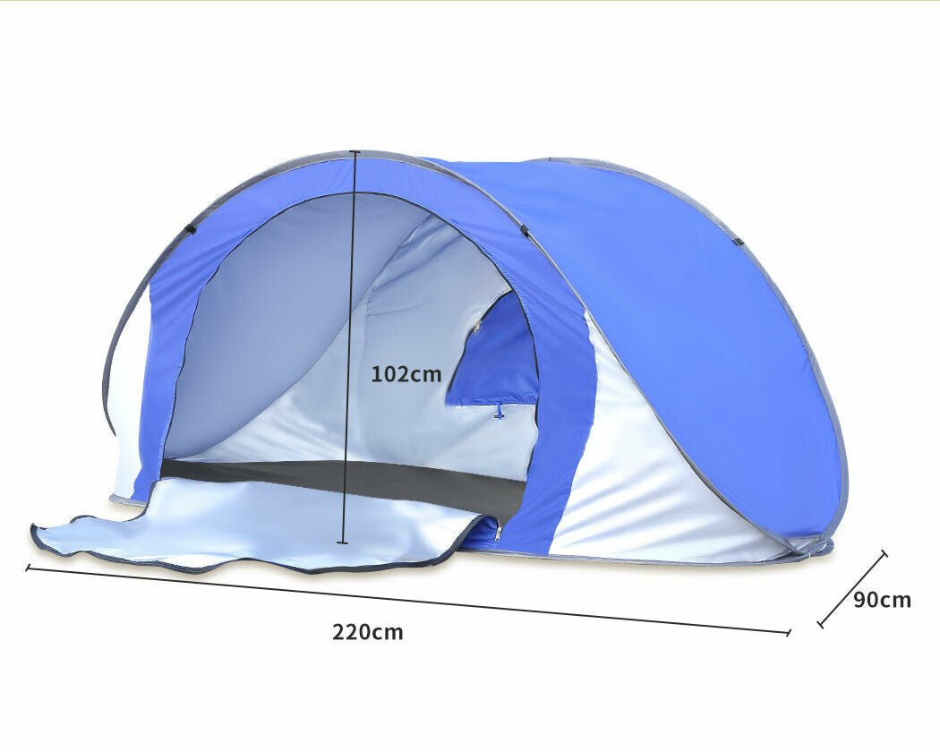Pop Up Tent perfect for Beach, Camping and hiking 2-3 person