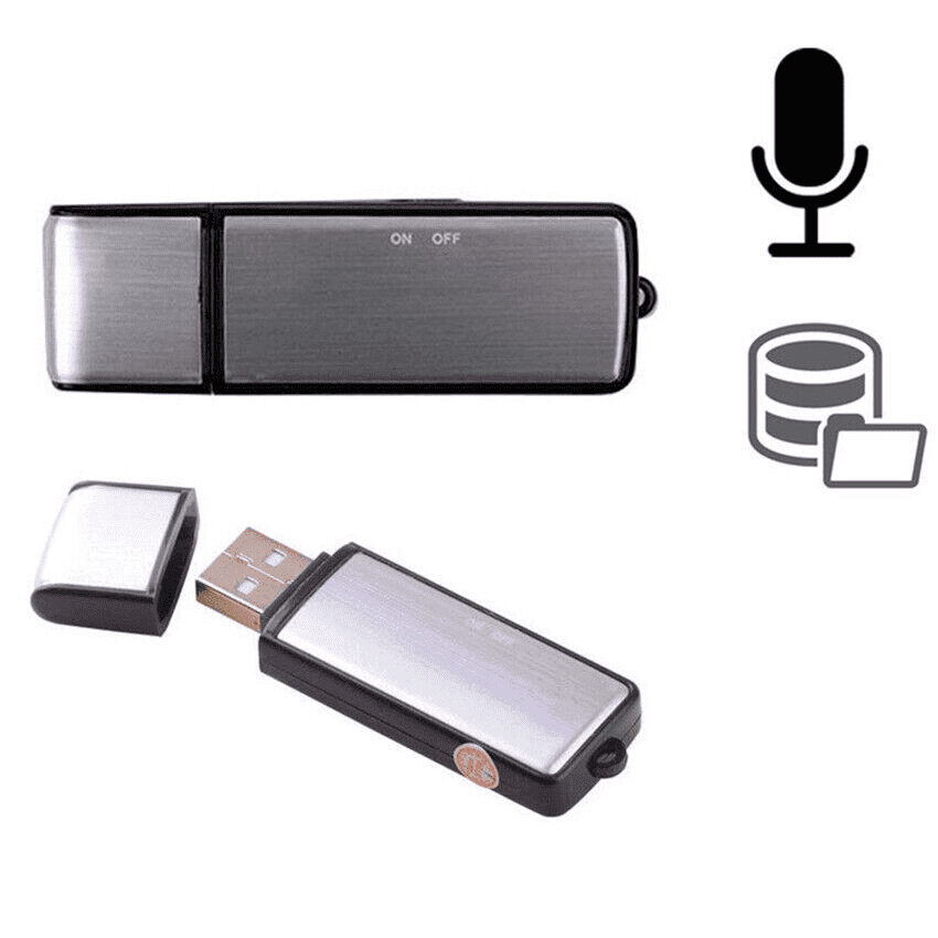 Hidden Digital USB Voice Recorder Memory Stick 8GB