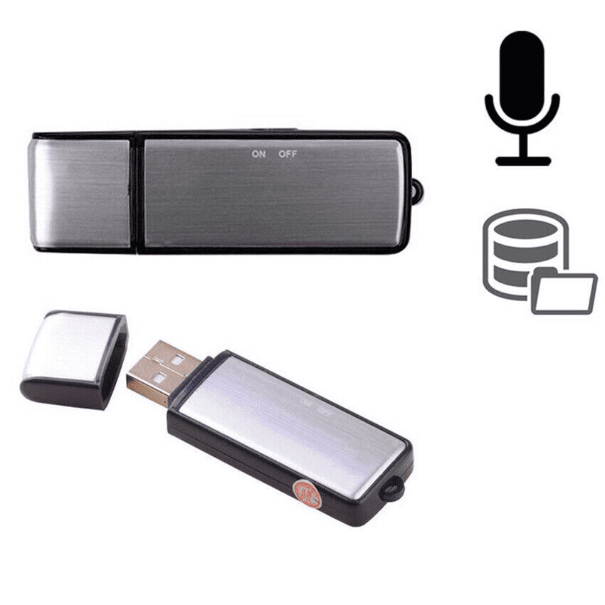 Mini Voice Recorder USB Disk Pen Flash Drive 15h+ Recording