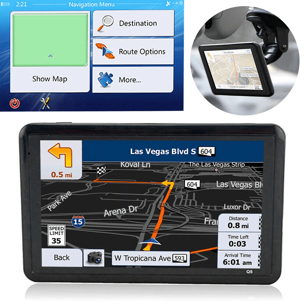 5" Truck GPS Navigator Sat Nav Lifetime Maps Australia