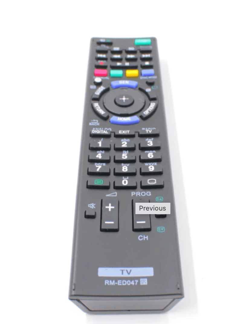 Universal Replacement Remote Control for SONY BRAVIA TV with NETFLIX, Compatible with LCD, LED, HD, and 4K