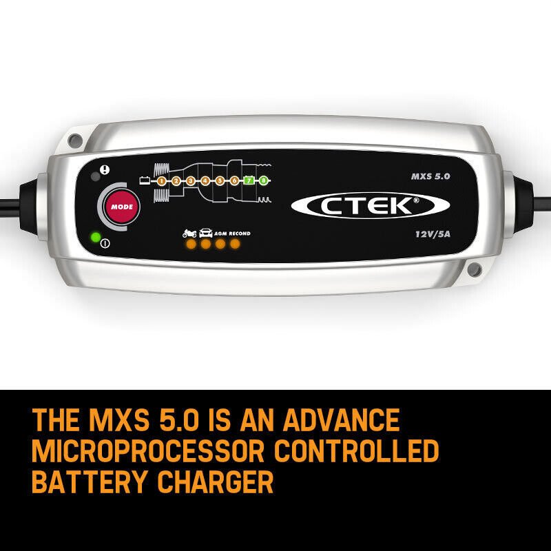 Smart Battery Charger Car Boat 12V 5Amp 4WD