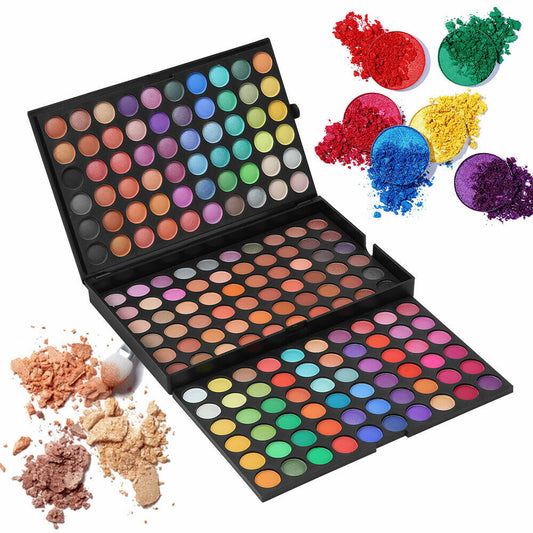 Unleash Your Creativity with 180-Color Makeup Eyeshadow Palette: Featuring Shimmer, Matte, and Concealer Shades for All Occasions