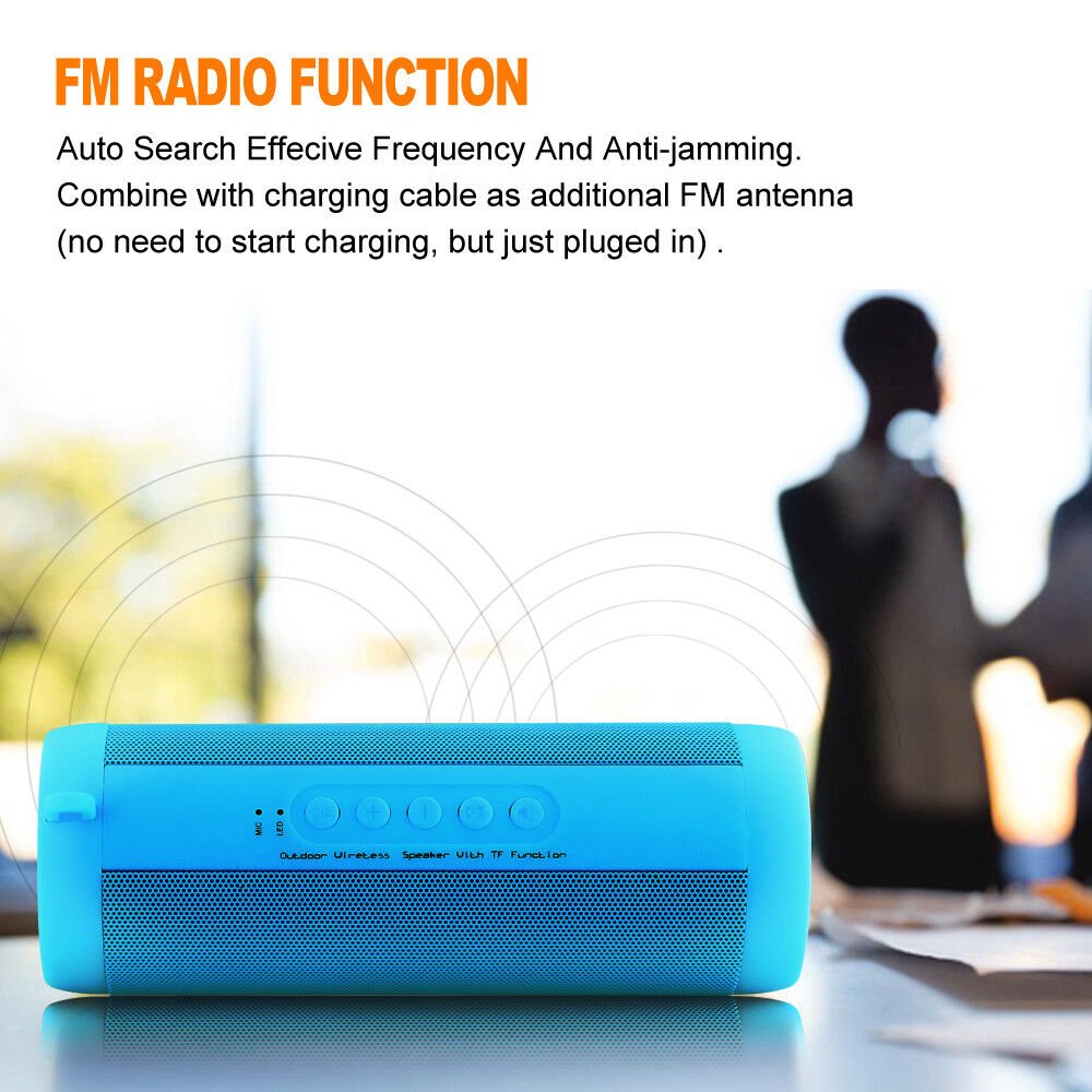 Portable Speakers Wireless Bluetooth Stereo Music Waterproof