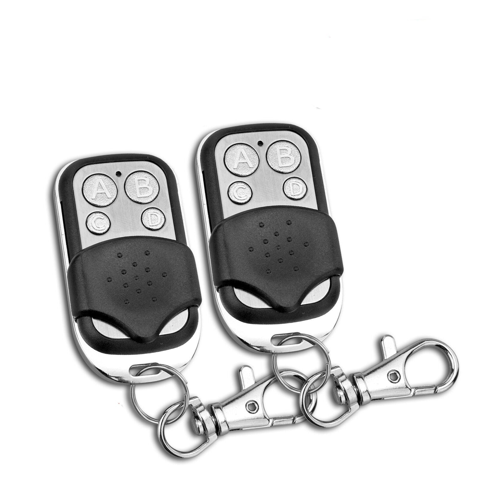 Universal 433MHz Cloning Remote Control Key Fob for Garage Doors, Gates, and Cars - Pack of 2