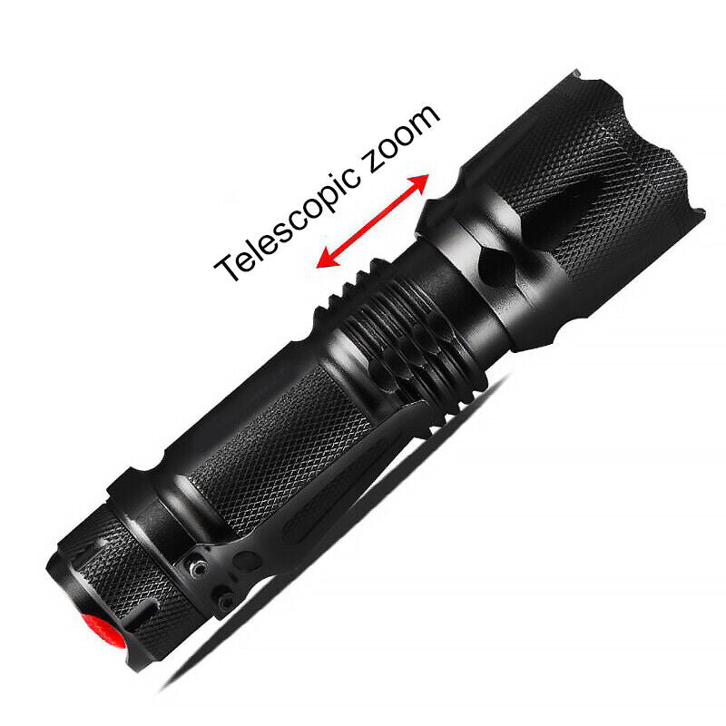 Super Bright USB Rechargeable Flashlight LED Tactical light Torch