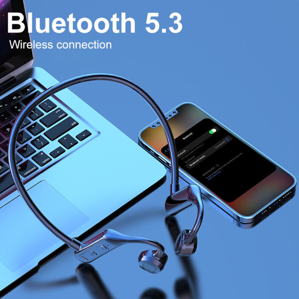 Waterproof Bone Conduction Headphones Wireless Bluetooth
