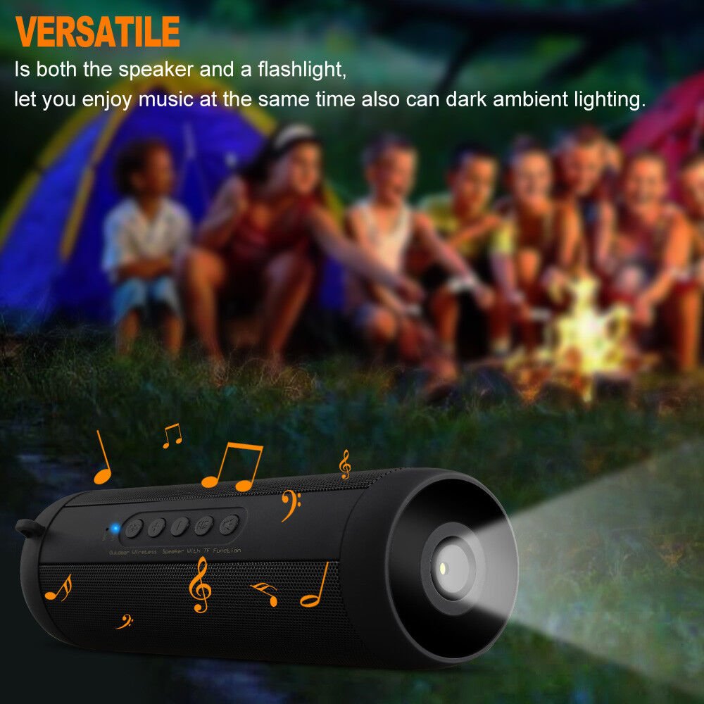 Portable Speakers Wireless Bluetooth Stereo Music Waterproof