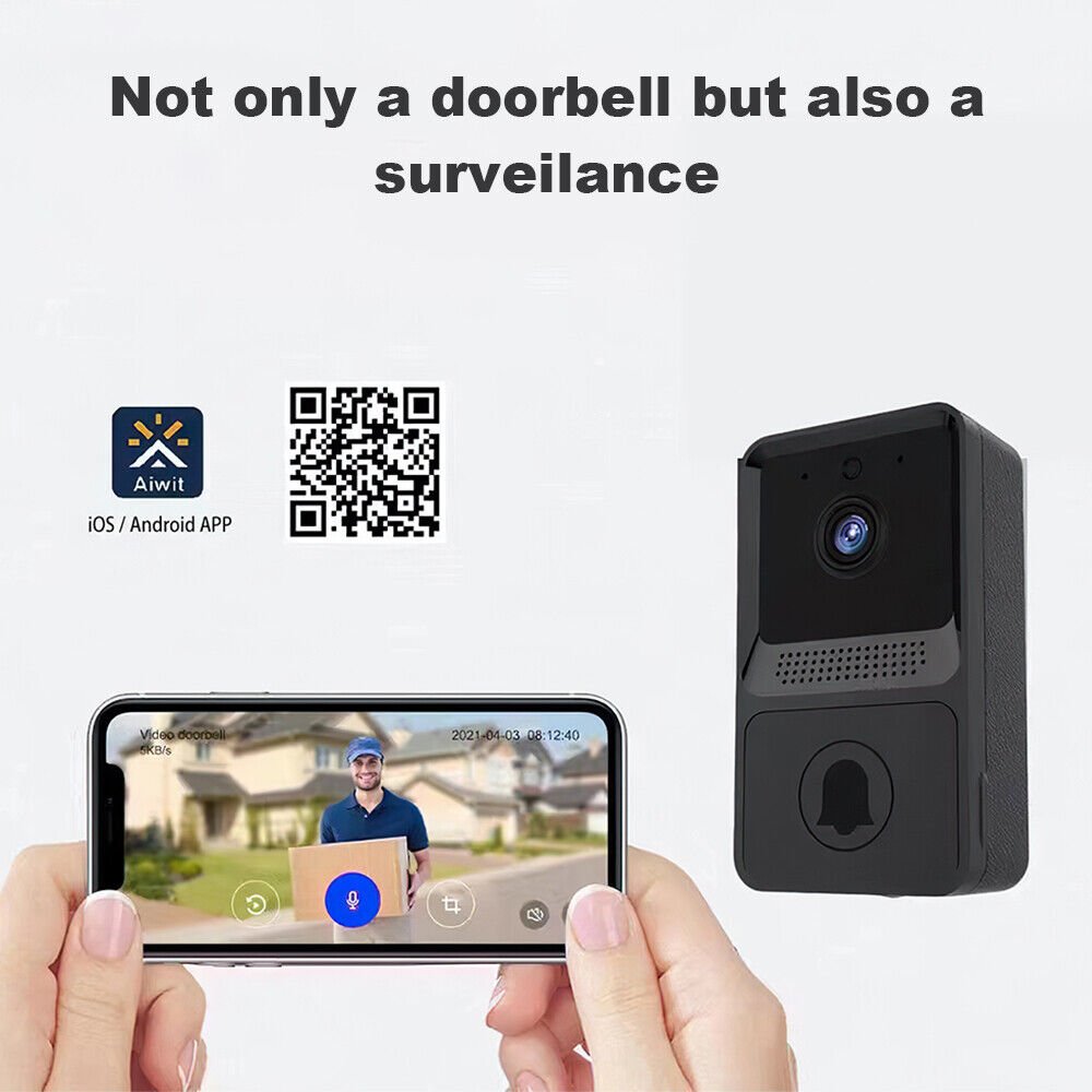Wireless Camera Doorbell-Video Smart Ringbell