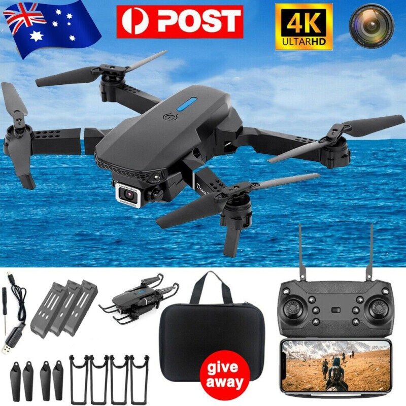Drone with UHD Camera 4K 5G GPS + 3x Batteries