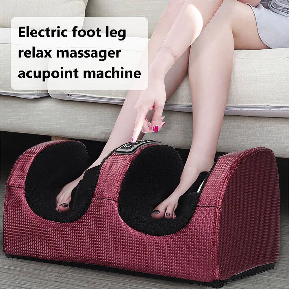 Electric Foot and Calf Massager with Kneading Function for Pain Relief and Relaxation