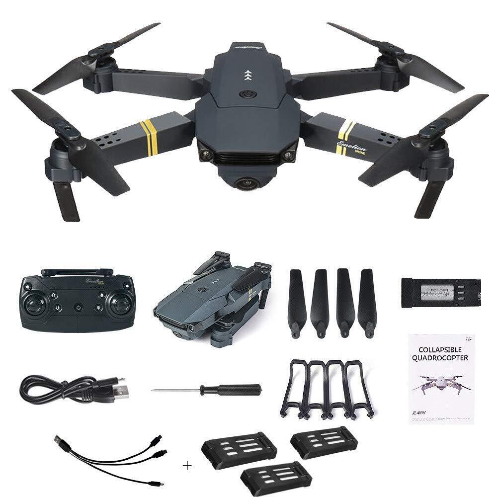 5G Drone with Built In Camera 4K UHD w/ 3X Batteries Pro Kit