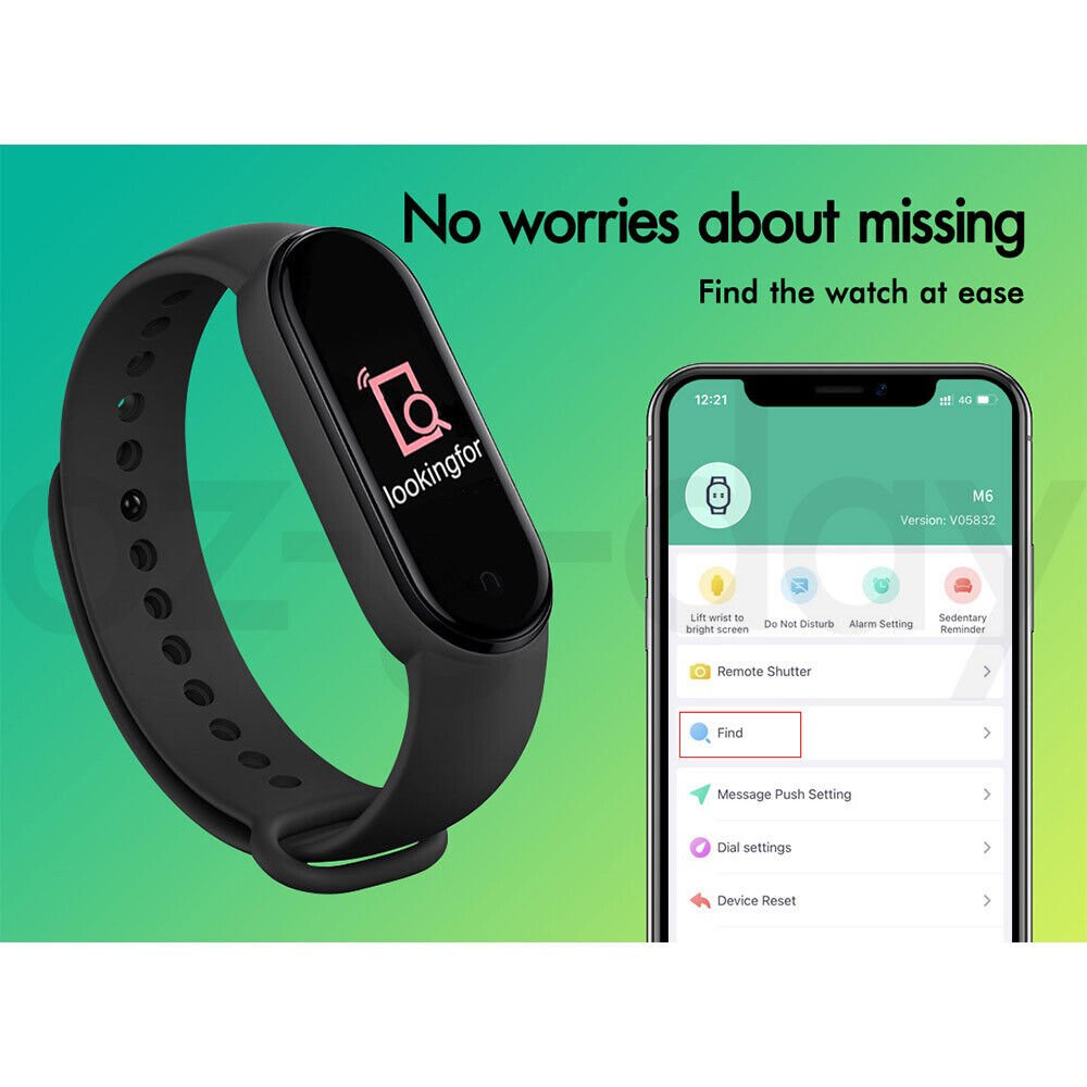 Sport Smartwatch Bluetooth with HR Monitor & Steps