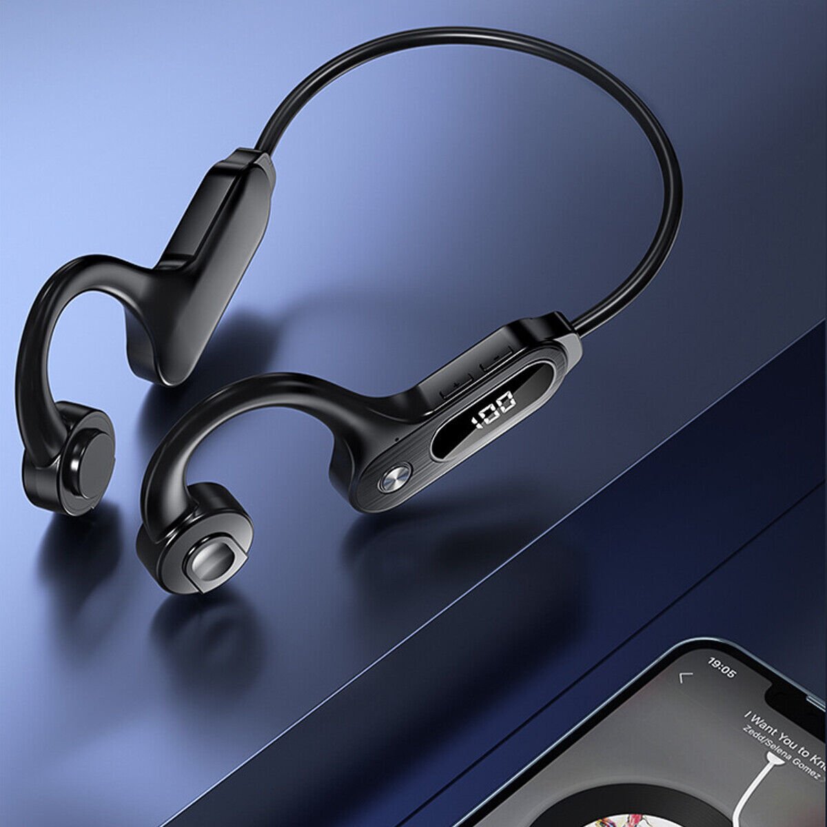 Bone Conduction Headphones Bluetooth Wireless Earbuds Sweatproof