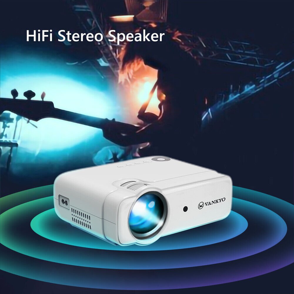Mini Video Projector HD HiFi Portable 1080P Home Theater Cinema