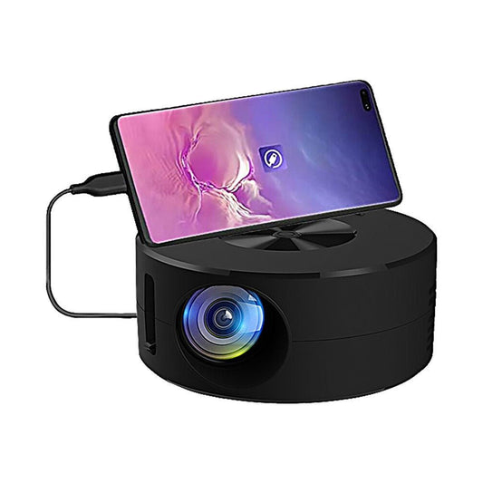 Mini Projector LED HD 1080P Home Cinema Compatible with Any Device