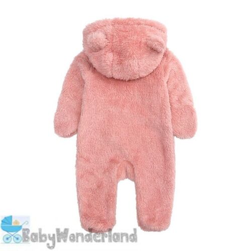 Cozy Winter Fleece One-Piece Jumpsuit for Newborn Girls and Boys - The Perfect Sleepwear for Your Little Bundle of Joy!