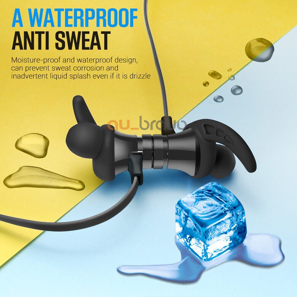 Waterproof Magnetic Wireless Bluetooth 5.0 Sports Earphones Headphones